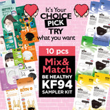 10pcs Mix & Match KF94 Sampler Kit - It's your choice, Pick, Try what you want