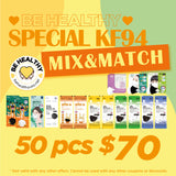 Be Healthy Special KF94 Mix and Match 50pcs