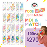 Posh Kids KF94 Mask - 100pcs Mix & Match