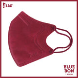 Blue 2D Mask Burgundy Color (Small - Kid Size) - 1pc