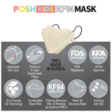 POSH KIDS KF94 Small Mask Melange Fresh Cream (KA_M01) - 1pc