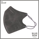 Blue 2D Mask Grey Color (Small - Kid Size) - 1pc